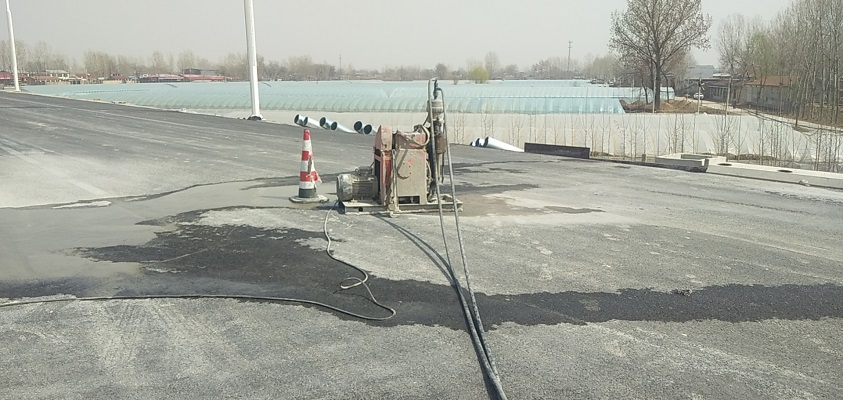 宽城道路回填土下沉注浆